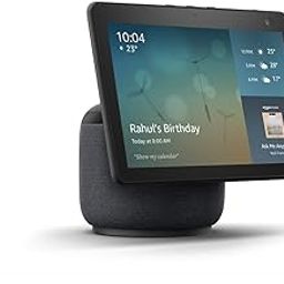 Amazon Echo Show 10 - Premium smart speaker with 10.1" HD screen, 13 MP camera, Bluetooth and Alexa (Black)-3
