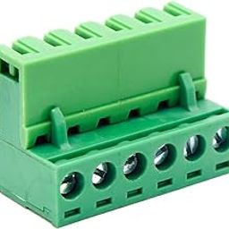 Electronic Spices Male and Female 6 Pin 5.08mm Pitch Pluggable Terminal Block Connector Pair of 5 (2EDGR-5.08-6P and 2EDGK-5.08-6P)-image-10