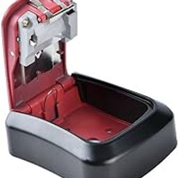 MYADDICTION Outdoor Wall Mounted Safe Key Box with Lock & Waterproof Cover Red 2# Red-39