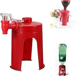 Nixby Cold Drink Dispenser Hand Press Drink Dispenser, Fountain Soda and Water Dispenser, Bottle Dispenser with tap, Beverages Dispenser Stand with Tap for Home and Outdoor Party Traveling-picture-12
