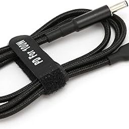 EXCLUZO Charger Cord, Charging Power Cable Fast Charging Tensile Strength for Type-C to DC for Laptops(JD0604-1 (1 Meter))-24