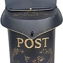 ARTISOUL® Wall Mount Mailbox Office Gate Mail Drop Box Comment Box Shabby Chic Mailbox-image-61