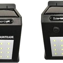 ASGTRADE 2 PCS Combo Pack Solar Motion Lights Outdoor, 20LED Security Lights Wireless IP55 Waterproof Motion Sensor Wall Lights-picture-19