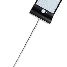MORZ Solar LED Sensor Pathway Light Outdoor Yard Lamp with Pole Black with Pole-image-12