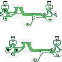 SIL I-TECH Replacement Board Button Ribbon Cable Conductive Film Sheet for PS4 Wireless Controller - 13 cm, 2 Piece, Compatible with PS4 Controller (JDM-050, JDM-055), Controller Part-14