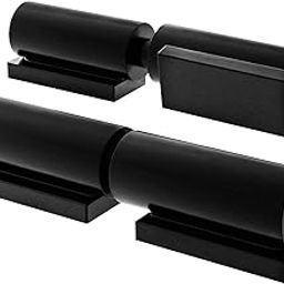 Heavy Duty Gate Hinges 7 Inches - 2 Pack Black Iron Door Hinge Barrel Style 900 Lbs Capacity for Swing Door Trailer Ramp Gate - Weld On Install-image-13