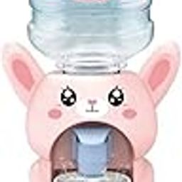 Mshine Rabbit-Shaped Water Dispenser Toy for Kids – Cute Cartoon Animal Drinking Fountain for Water, Juice & Milk – Manual Pump Tabletop Cooler – BPA-Free (Rabbit Design)-image-19