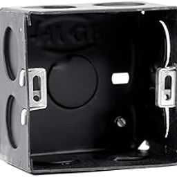 Huge 1-2 Modular (3"x3") Sheet Metal Modular Box, 18" Gage Heavy Iron, Powder Coated Black, (Pack of 10).-picture-10