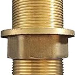UJEAVETTE Single Hole Deck Mount Cold Hot Water Faucet Fittings Nipple Locknut Kit 6cm-image-33