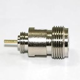 NETBOON N Type Female Socket Panel Mount Solder Connector | Threaded Fastening | 50 Ohm RF Coaxial Chassis Mount Connector for Custom Installations - Pack of 2-11
