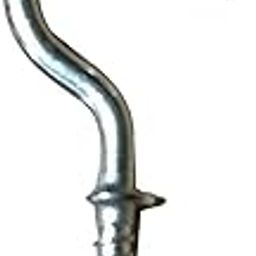 Question Mark, Steel Open Sheep Eye Ring Hook, Steel Made Self-Tapping Screw Hook 12x25mm (1/2In.) Approx-48 Pcs.-image-98