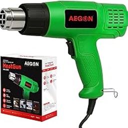 Aegon AHG-2500 Professional Heat Gun | 2000W Hot Air Gun Dual Temperature Settings (190°C to 700°C) for Shrink, Wrapping, Packing, Paint Removal-16