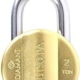 Europa L365 TW | Diamant Padlock with 14 Pin Dimple Key | DLSB Technology | Modern Styling (Bump + D Shape) | 65MM Twin Pack + Common Key | 11MM Hard Shackle | 3 + 1 Light Key Included | Finish: BM-image-31