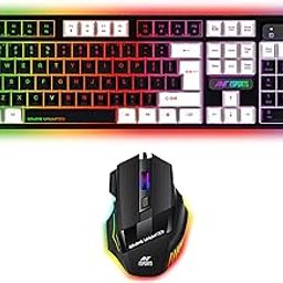 Ant Esports KM 1410 Wired Gaming Keyboard and Mouse Combo, RGB LED Backlit, 25 Keys Anti-ghosting Water Resistant Membrane Keyboard-11