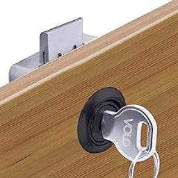 Hyderon Furniture Cupboard Lock – 25mm Black Matt Lock for Cabinets, Drawers & Wardrobes-image-23