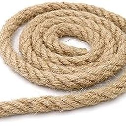 10mm Jute Rope, 33 Feet Strong and Heavy Rope Strong String Craft Feet Natural Thick Jute Hemp Rope-image-17