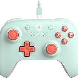 8Bitdo Ultimate 2C Wired Controller for Windows PC and Android, with 1000Hz Polling Rate, Hall Effect Joysticks and Hall Triggers, and Remappable L4/R4 Bumpers (Mint)-image-8