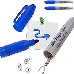 Fake Pen Diversion Safe, Marker Diversion Safe, Decoy Sharpie Pen to Hide Money-blue 2pcs-14