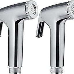 FLUSH FLOW B-06 ABS Health Faucet Head Without Hose Pipe and Wall Hook | Health Faucet Gun Only | Hand Jet Bidet Spray Head | 1 Year Warranty (Gun Only (Pack of 2))-image-57