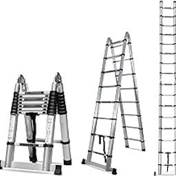 A Type Telescopic LADDERS (3.3M+3.3M) ladders for Home/Foldable Ladder/Wide and Strong Steps Ladder-image-55