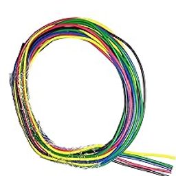 Wizzo (5 Meters) 14/36 Multi Colour Strand Flexible Hookup Wire Cable For Multipurpose Use, DIY, Electronics Works, Science Projects (1 Meters Each Red, Green, Blue, Yellow, Black)-1