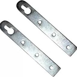 GINTL 110mm (4.3 inch) Mild Steel Pelmet Patti Strip Set of 4 for Hanging Wooden Item-image-68