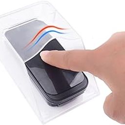 PC Waterproof Doorbell Cover, Transparent Rainproof Wireless Doorbell Waterproof Splashproof Box(Doorbell not included) For Protective doorbell （1pack-13