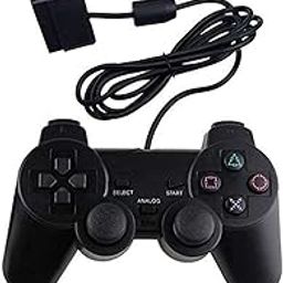 Me2u Black Wired Controller 1.8M Double Shock Remote Joystick Gamepad Joypad for Playstation 2 Ps2-13