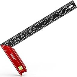 16" Carpenter Square Ruler,Multi-Angle Scribe Mark,Right Angle Ruler Woodworking Square Layout Tool L Square-picture-10