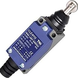 TNI CONTROLS Mini Limit Switch Aluminum Cast Body 10A/230VAC Water and Dust Proof Compact Design 1Nos (Roller Plug Column (CLZ-8112))-13