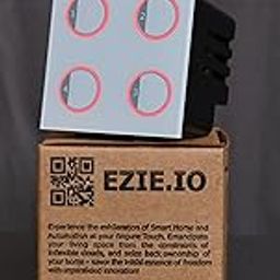 EZIE Wi-Fi Smart Home Automation Switch (TASMOTA | ESP32 | Opensource Driver | Amazon Alexa Compatible | Touch Switches with Adjustable backlit RGB) (4 Gang (White))-image-57