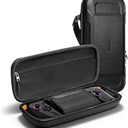 Spigen Rugged Armor Pro for Asus Rog Ally 2023 Rc71L / Rog Ally X 2024 Rc72La / Msi Claw A1M Hard Shell Travel Carrying Case with Pockets for Accessories and Original Charger - Black-image-50