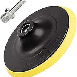 AASONS Plastic Sanding Disc Pad 125mm with Adaptor for Grinder/Drill Machine (M10 Pad, 5" Diameter)-image-63