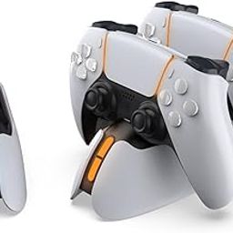 New World Controller Charger for PS5, for PlayStation 5 Controller Charging Stand Charging Dock for PS5 Controller-image-16