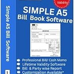 Hargun Shop Simple A5 Bill Book Software - Software for PC - Lifetime Validity | Bill Book / Cash Memo Customized Software | Latest Version (Email Delivery in 2 hours- No CD)-12