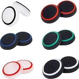 New world 6 Pairs/12 PCS Thumb Grips for PS5 PS4, Silicone Analog Controller Joystick Thumb Stick Cap Thumb Grips Cover for PS4 PS5 Xbox Series Switch PRO PS3 PS2 Xbox One/360 Game Controller-20