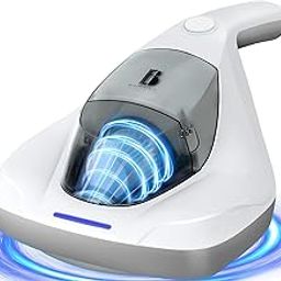 Boreas Mattress Vacuum Cleaner, Anti-allergen Bed Vacuum Cleaner with UV-C Light & Large Pulsating Pad, Powerful Suction & True Hepa Filter for Dust, Pet Hair, UV Bed Vacuum Corded, AP002-image-55