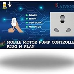 RAIVENS Mobile-Controlled Single Phase Motor Controller | Remotely Operate Electrical Appliances | Includes 16A Socket & Plug | Compatible with 1.5HP Motors | Smart Wireless Switch with Control-image-81