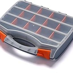 Cyrox Plastic Tool Box for Storage of Small Tools, Hardware, Screws, Bolts, Nails, Beads & More Storage Box Double Side Tool Organizer (1Pcs)-image-44