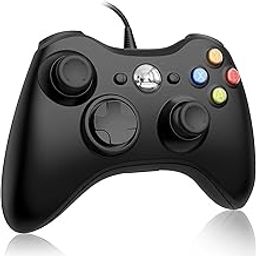 Ainoibo Wired Controller Compatible with Microsoft Xbox 360 and Windows PC (Windows 10/8.1/8/7) Game Controller for Xbox 360 with Dual Vibration and Ergonomic-19