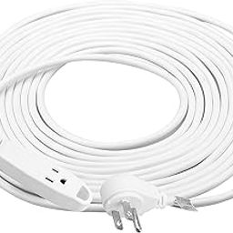 SureSave Extension Cord, 30 Ft, Heavy Duty White 3 Prong Indoor Extension Cord, UL Listed 3-Outlet Plug and AC Power Strip, 13 Amp-image-40
