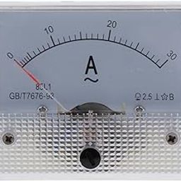 LOSA Accurate 85L1 AC Analog Panel Ammeter Gauge Ampere Current Meter 0-30A-15