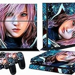 Elton Final Fantasy XIII - theme Decal Skin Sticker for PS4 Console with 2 Controller Skins PS4 [video game]-image-22