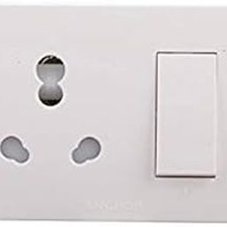 Anchor 39593 Uni. S S Combine with Junction Box 20&10A, White (Safety Shutter & 4 Fixing Holes)-23