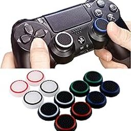 Cute Critters 6 Pairs/12 PCS Controller Joystick Replacement Silicone Luminous Thumb Stick Grips Caps Cover Compatible with PS5 PS4 PS3 Xbox One/360 Game Controller-13