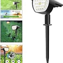 EVVIX Solar Spot Lights for Outside, RGB Multicolor Changing Outdoor Lights[7 Color/1Pack] Spotlights IP68 Waterproof, Auto On/Off Spot Landscape Lights for Halloween Christmas Three Pool-picture-13