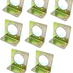 INVENTO 8Pcs DC Geared Side Shaft Motor Clamp L Shaped Motor Mount Mounting Bracket-picture-25