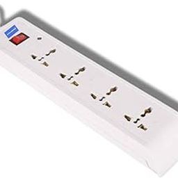 Wellberg SurgeX 4-Socket Extension Board with Master Switch & LED Indicator | 2M Heavy-Duty 100% Copper Cord | Universal Sockets, Overload Protection | Power Strip for Home, Office & Electronics-image-62