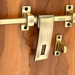 ESPANO INDIA 8" 12MM Zinc Aldrop | Fancy Aldrop for Door Fitting Kit, Door Accessories | Antique Glossy | Only for Single Door | Altis-image-23