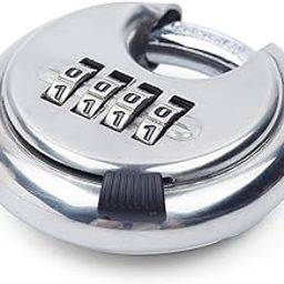Gadpiparty 4 Combination Padlock Outdoor Use Key Lock Box Travel Lock Portable Sturdy Construction-image-44